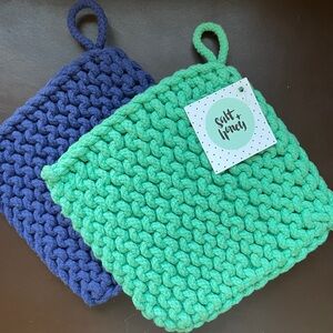 Salt + Honey Crochet Trivet